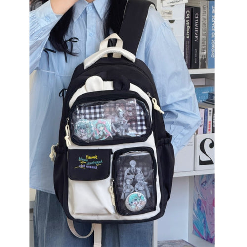 Cute Character-Themed Backpack Bowlift