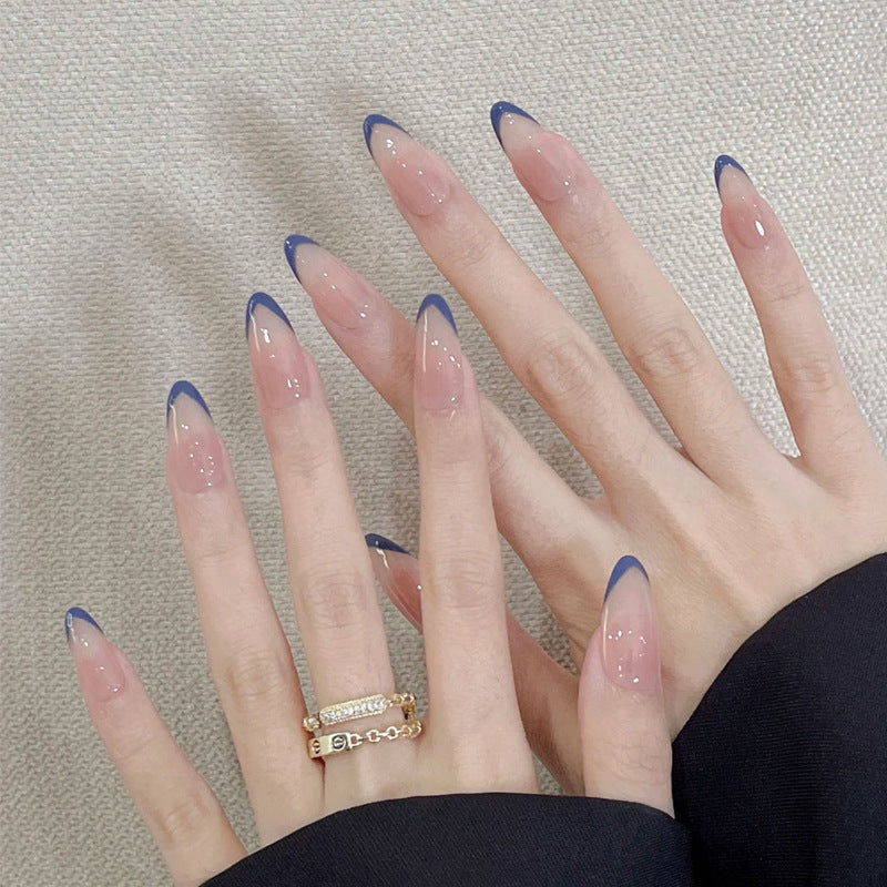 Premium Long Almond-Shaped Press-On Nails Bowlift