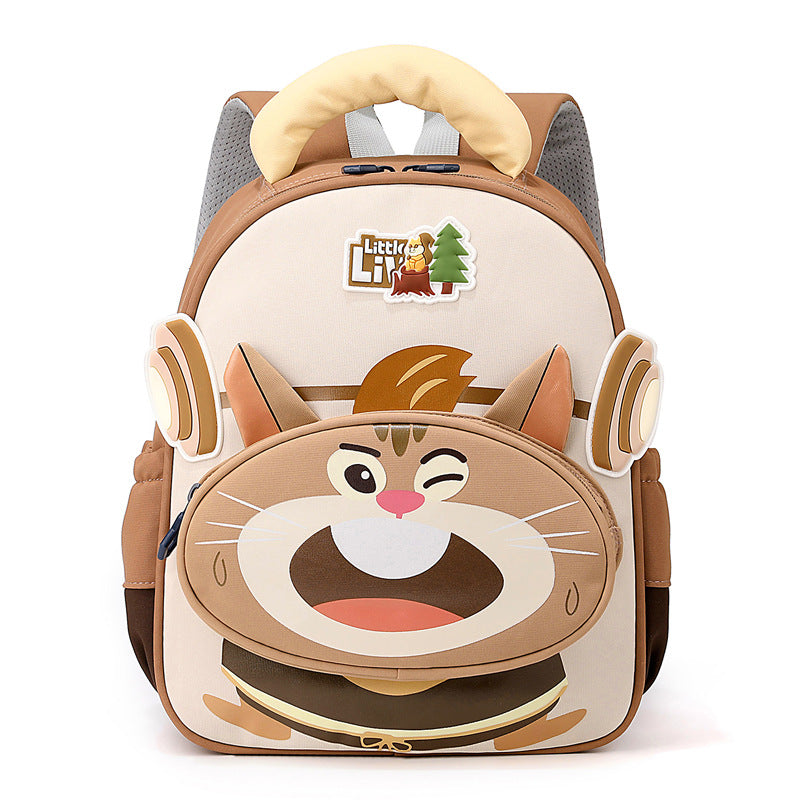 Children's Cartoon-Themed School Backpack Bowlift