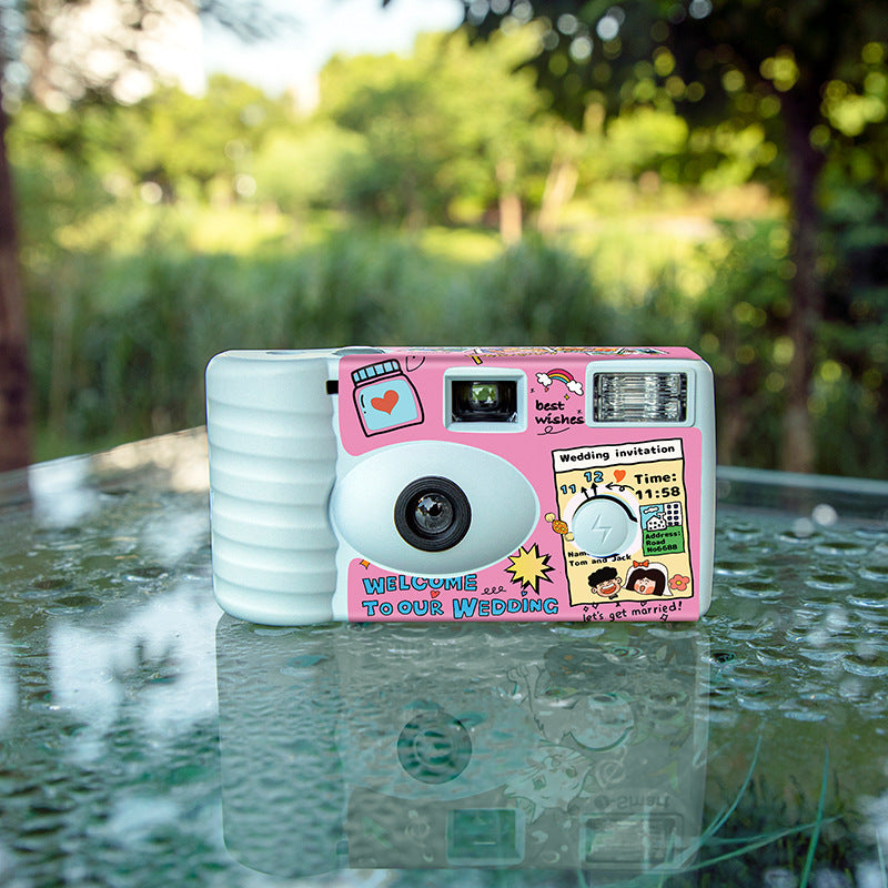 Wedding-Themed Disposable Film Camera Bowlift
