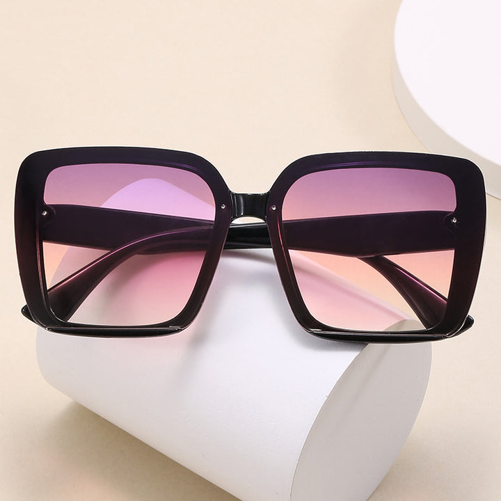 Women's fashionable square sunglasses with gradient lenses Bowlift