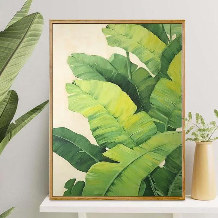 Tropical Leaf Canvas Artwork Bowlift