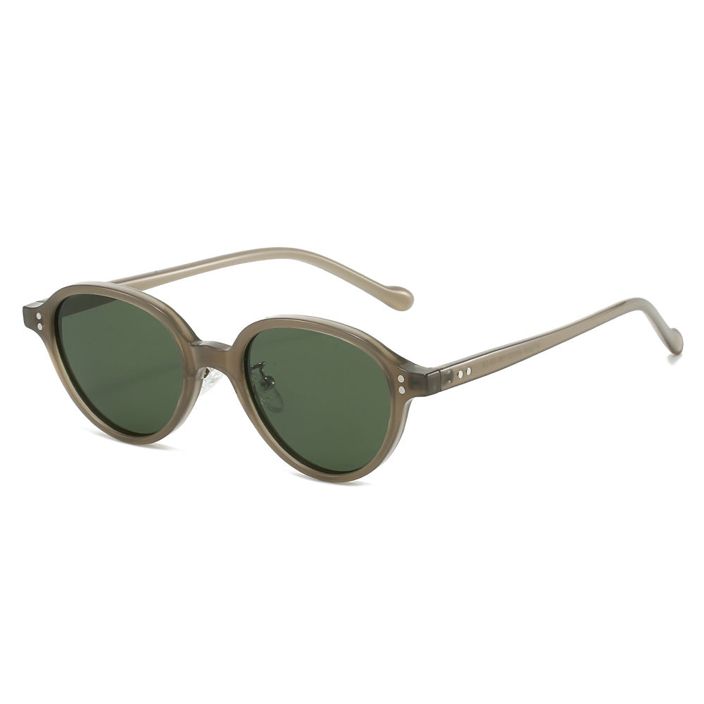 Women's vintage-inspired sunglasses with stylish oval frame Bowlift