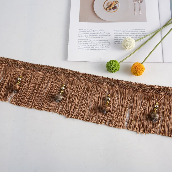 Luxury Fringe Braid with Bead Trim Bowlift