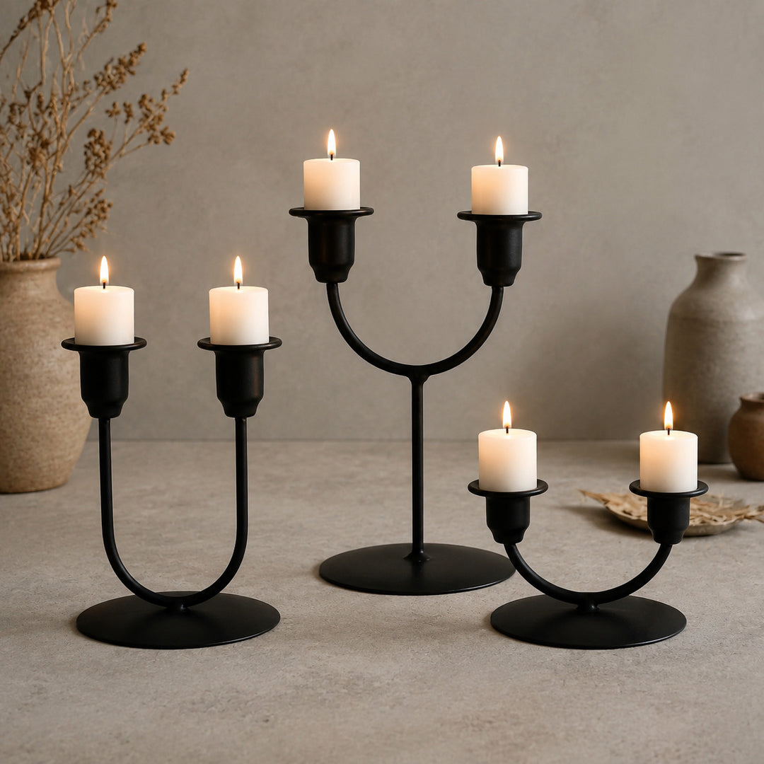 Sculptural Decorative Candle Holder