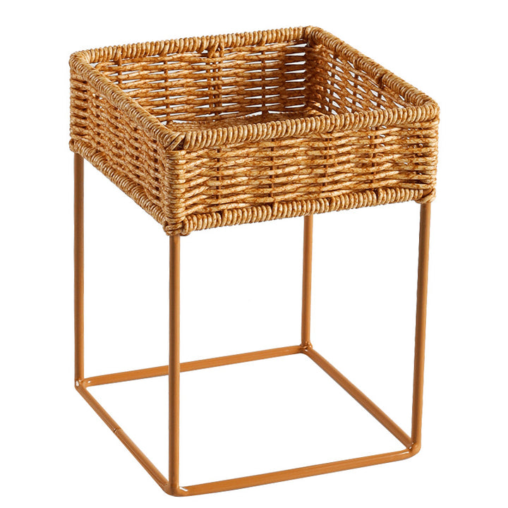 Stylish Woven Plant Holder with Stand Bowlift