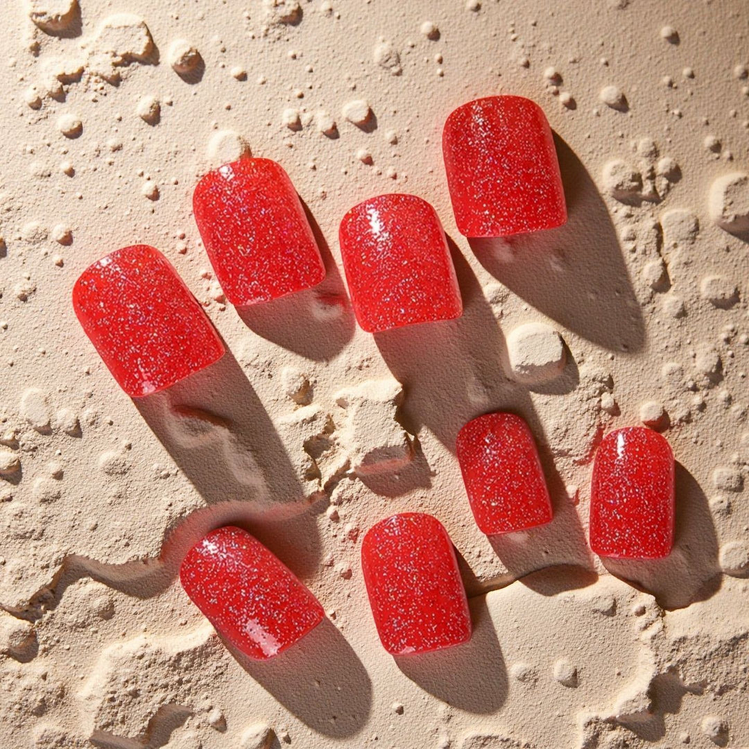Glittering artificial nails with high-gloss effect Bowlift