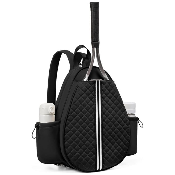 Quilted Tennis Backpack Bowlift