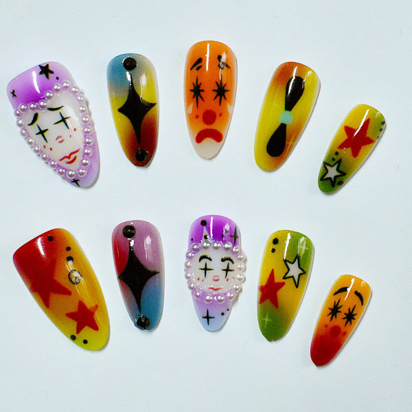 Thematic Artisan Press-On Nail Set Bowlift
