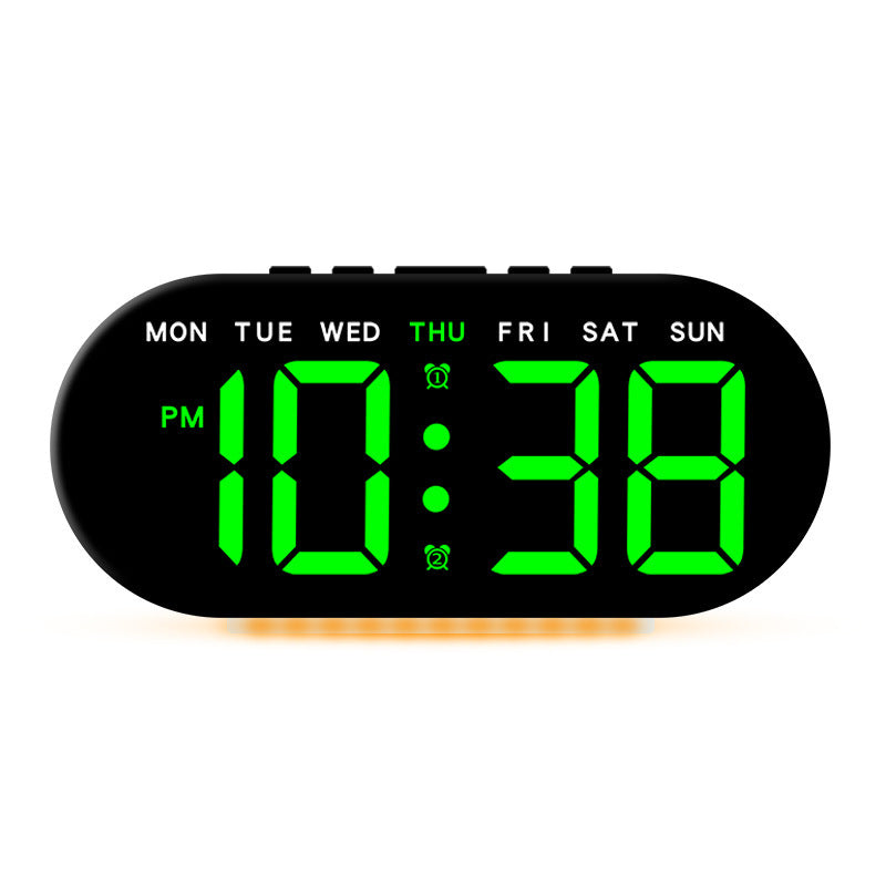 Digital alarm clock with adjustable LED display Bowlift