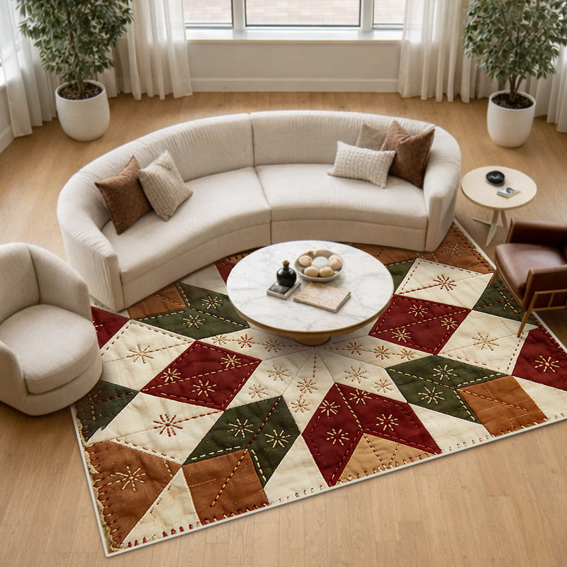 Decorative Patchwork Area Rug