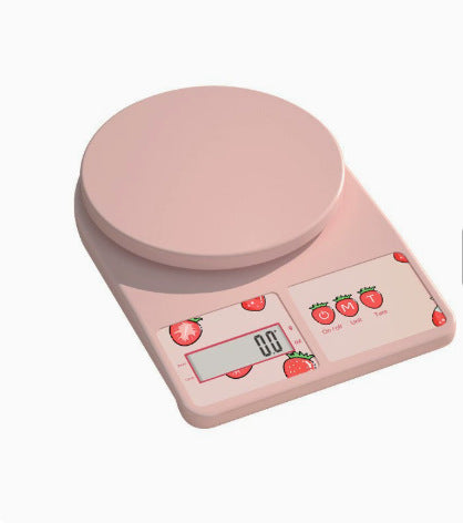 Digital Food Measuring Scale with Strawberry Design