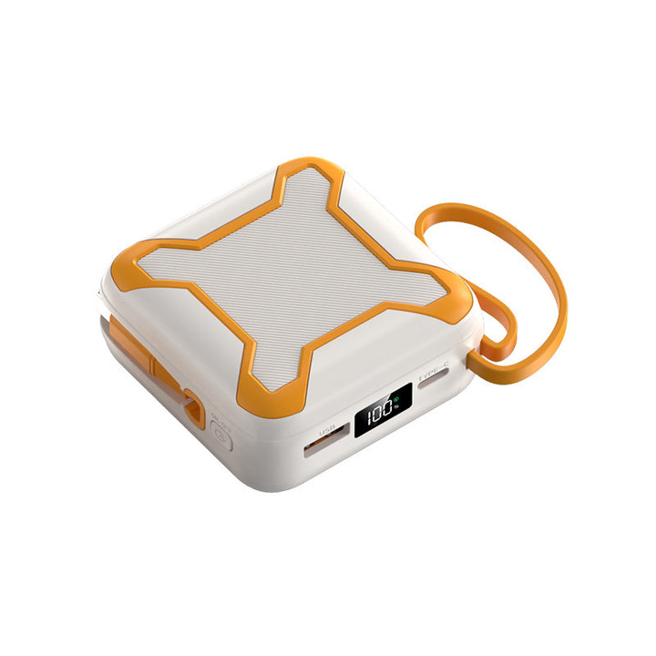 Robust power bank with integrated fast charging ports Bowlift