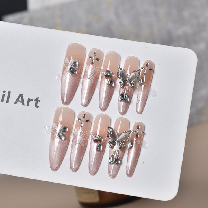 Deluxe Decorative Press-On Nail Art Bowlift