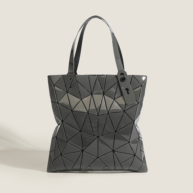 Geometric Texture Tote Bag