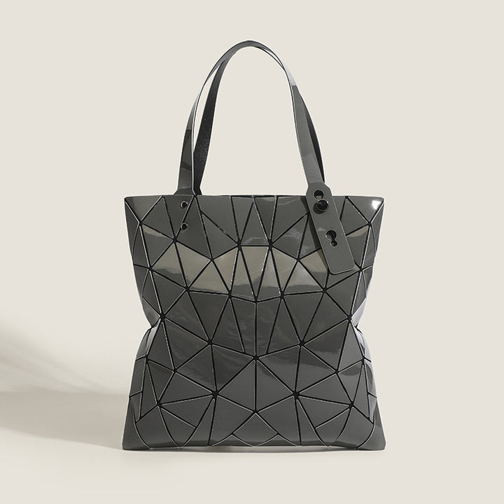 Geometric Texture Tote Bag