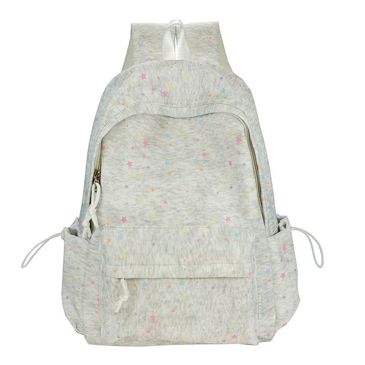 Stylish Star-Patterned Backpack Bowlift