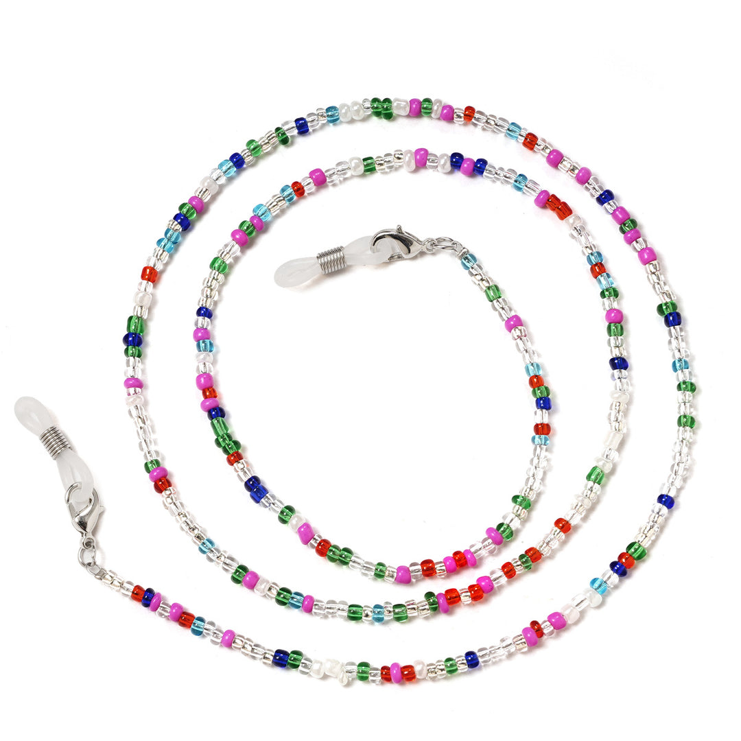 Colorful Artisan Beaded Eyewear Chain Bowlift