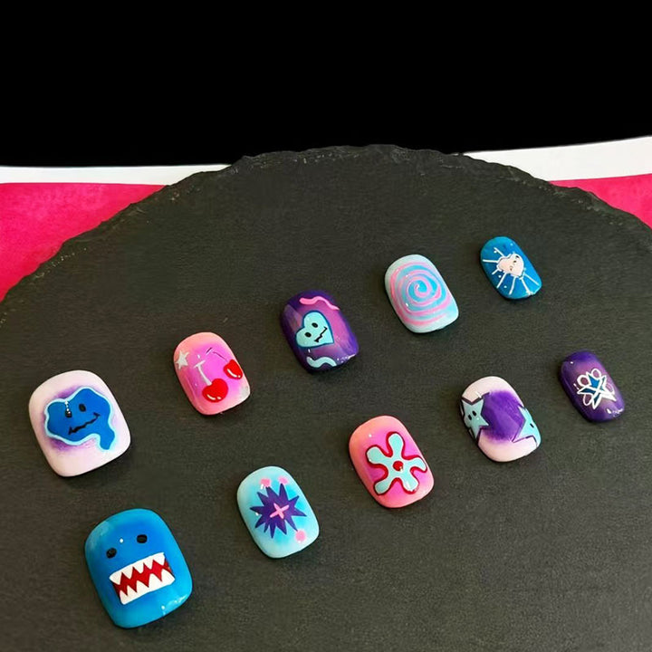 Playful Artistic Nail Art Design Set Bowlift