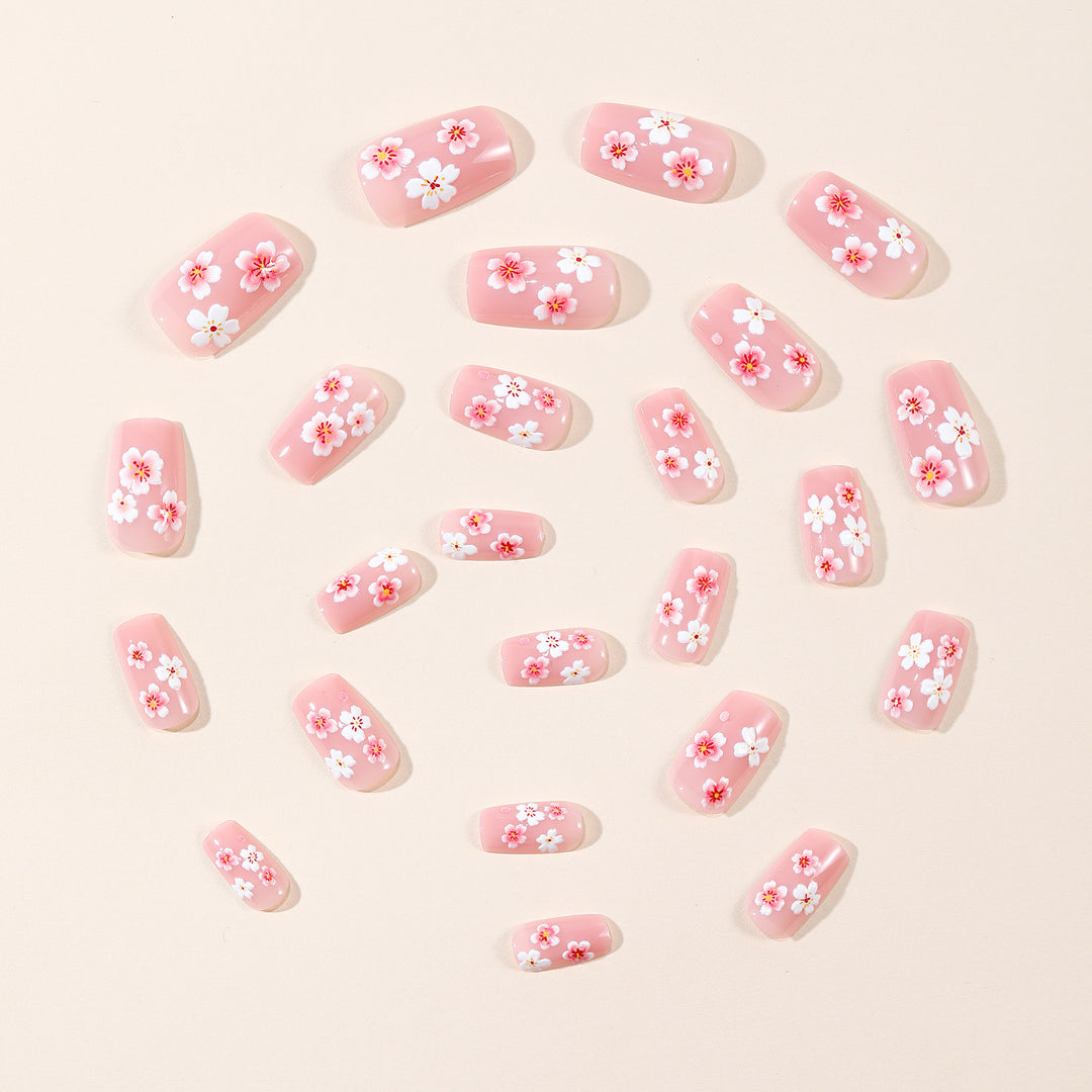 Floral Acrylic Nail Art Extensions Bowlift 1789713374