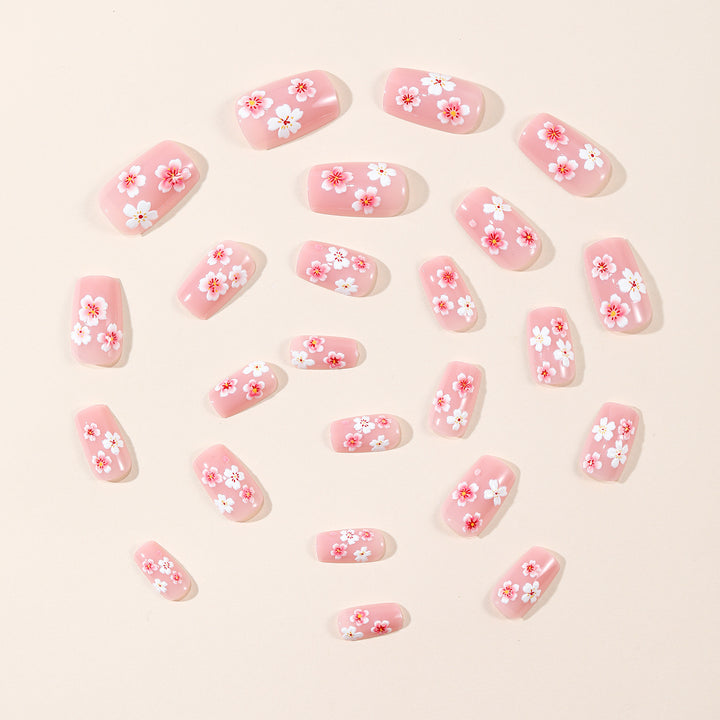 Floral Acrylic Nail Art Extensions Bowlift 1789713374
