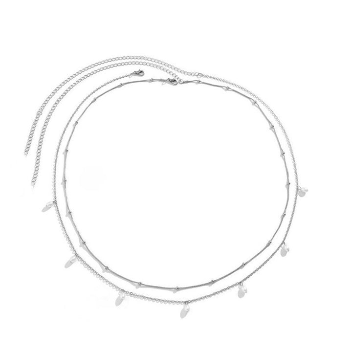 Delicate Layered Chain Necklace Bowlift