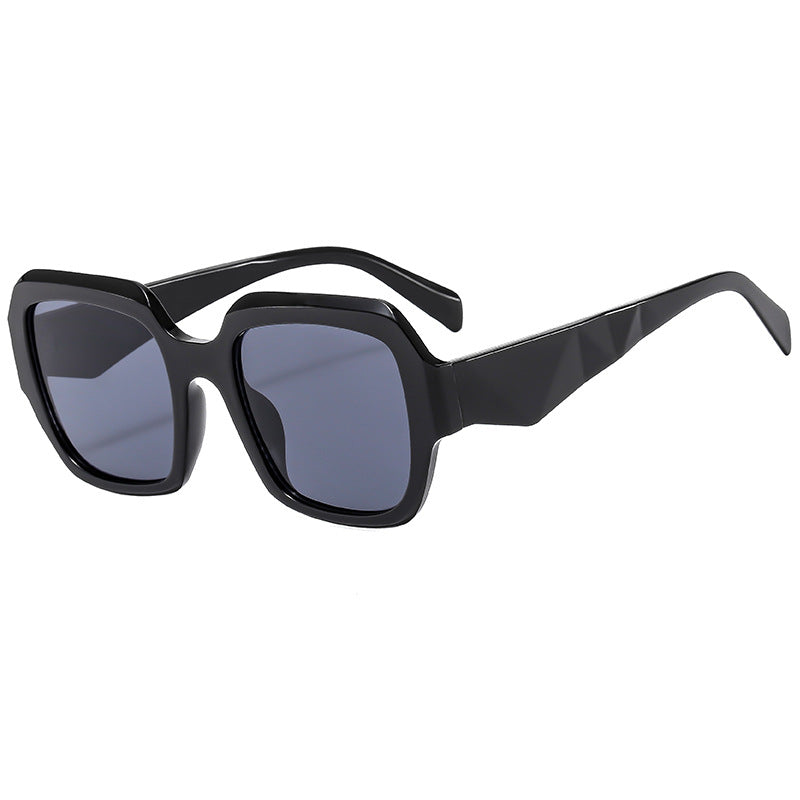 Women's Stylish Square Sunglasses with Polygonal Frame Bowlift