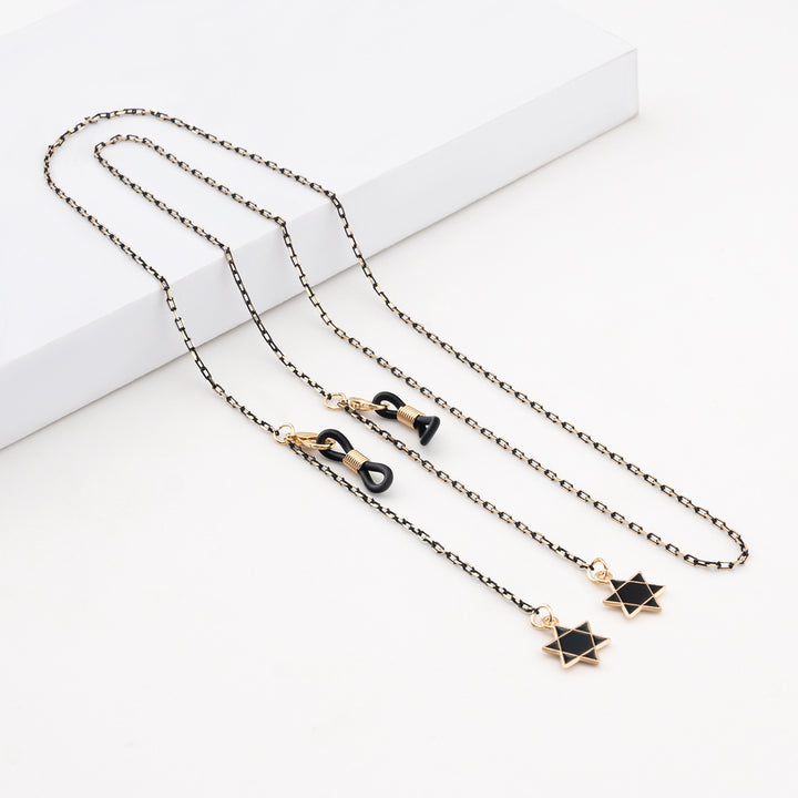 Elegant Geometric Glasses Chain Bowlift