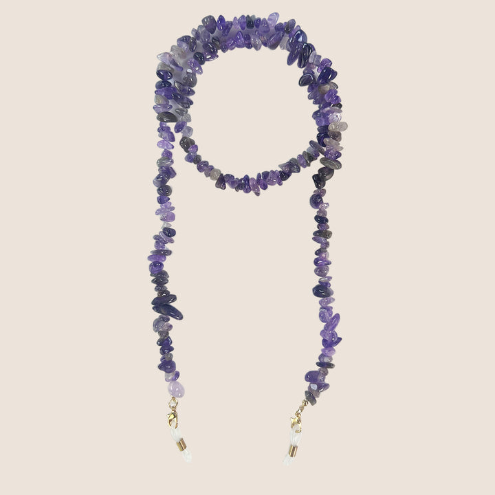 Natural Crystal Eyewear Chain Bowlift
