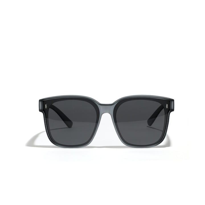 Women's square sunglasses with modern, glossy frame and UV protection Bowlift