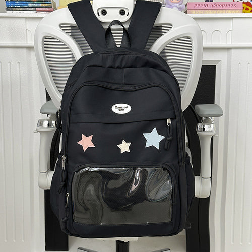 Fun-Star Patterned Backpack