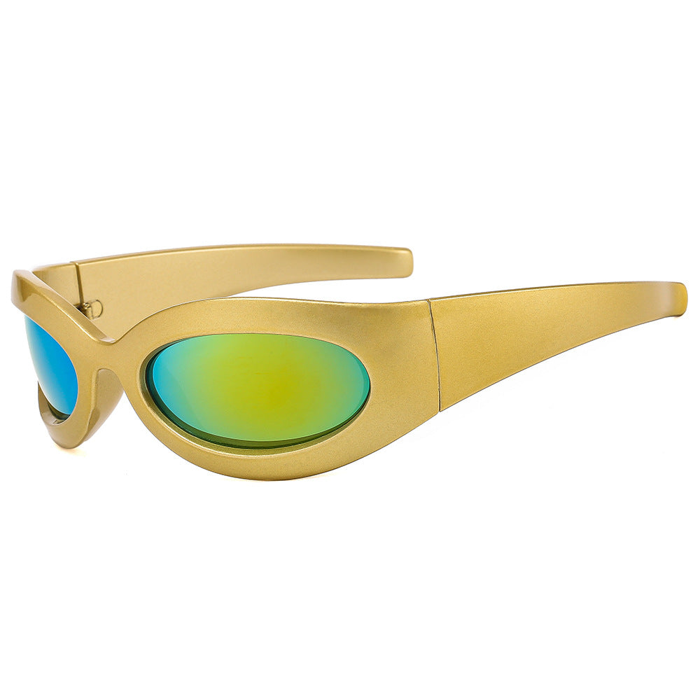 Women’s fashionable sunglasses with oval frame and modern finish Bowlift