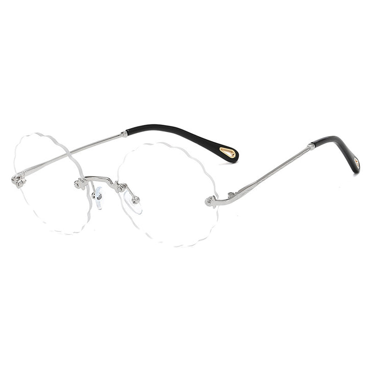 Women's Fashion Glasses with Playful Wave Frame Bowlift