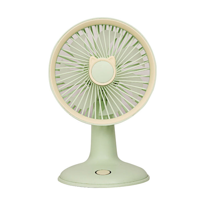 Women's Portable Mini Fan with Creative Cat Ears Bowlift