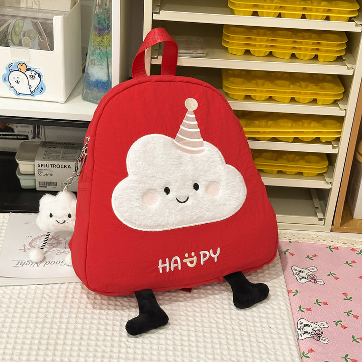 Plush Animal-Themed Backpack