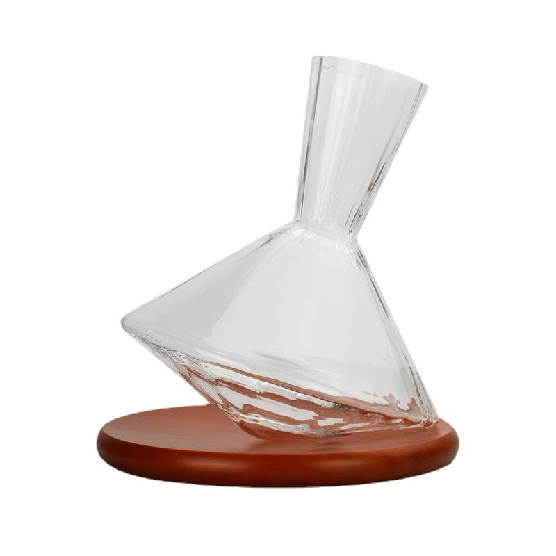 BowLift | Stylish decanter and glass set with a unique design ensuring air circulation