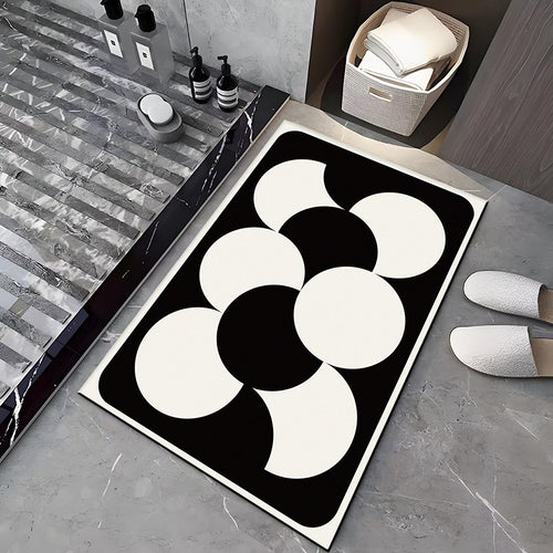 Modern Abstract Design Bath Mat