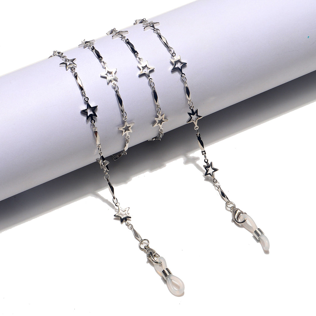 Star-Decorated Eyewear Chain Bowlift