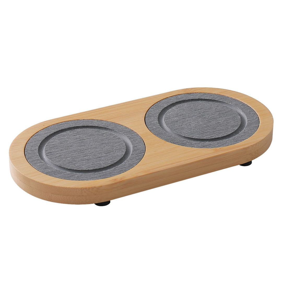 Decorative Stone Coaster Set