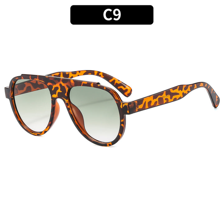 Retro-Cat-Eye Sunglasses with Unique Pattern