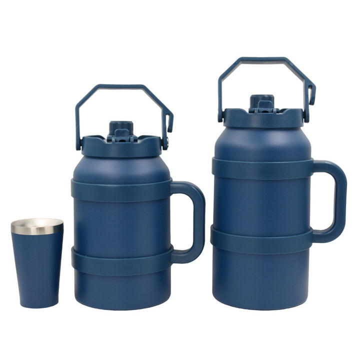 Ladies Insulated Stainless Steel Drinking Bottle with Practical Handle and Double Wall Technology Bowlift