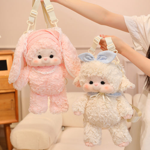 Plush Backpack in Cute Rabbit Design Bowlift