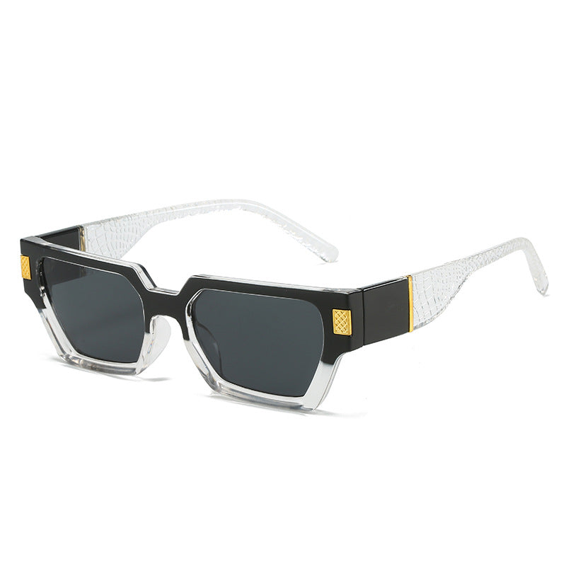 Ladies fashionable sunglasses with unique geometric frame and luxurious details Bowlift