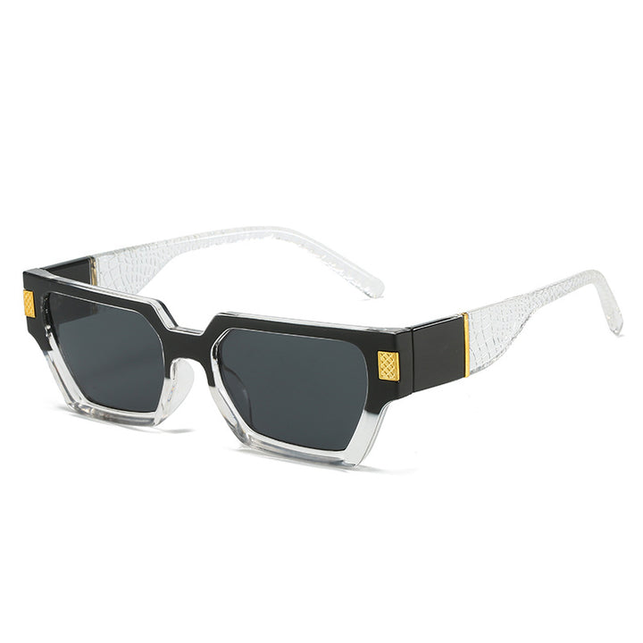 Ladies fashionable sunglasses with unique geometric frame and luxurious details Bowlift