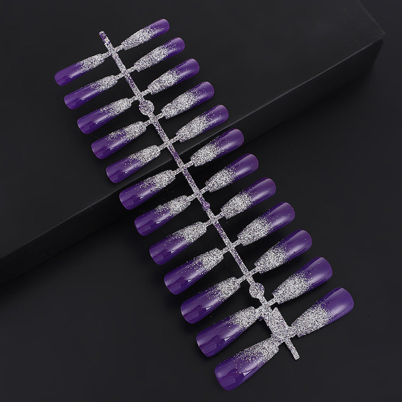 Nail art with glitter and ombre effect Bowlift