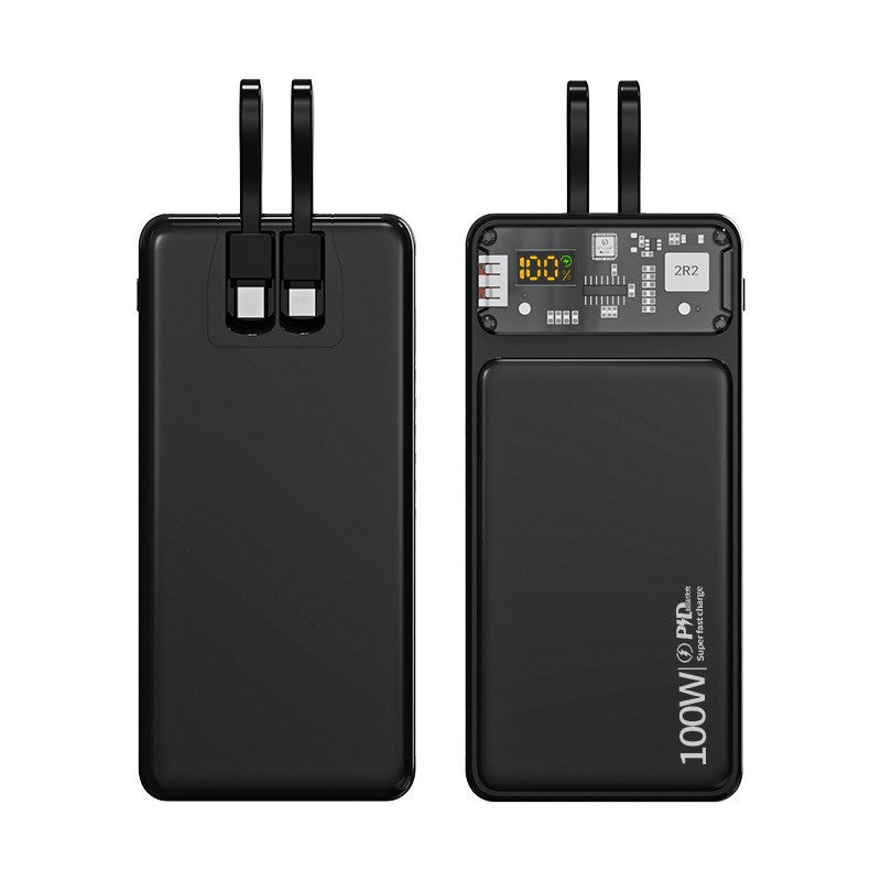 High-performance power bank with dual connection and digital display Bowlift