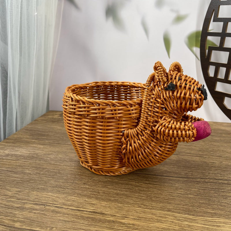 Ladies cute decorative basket Bowlift