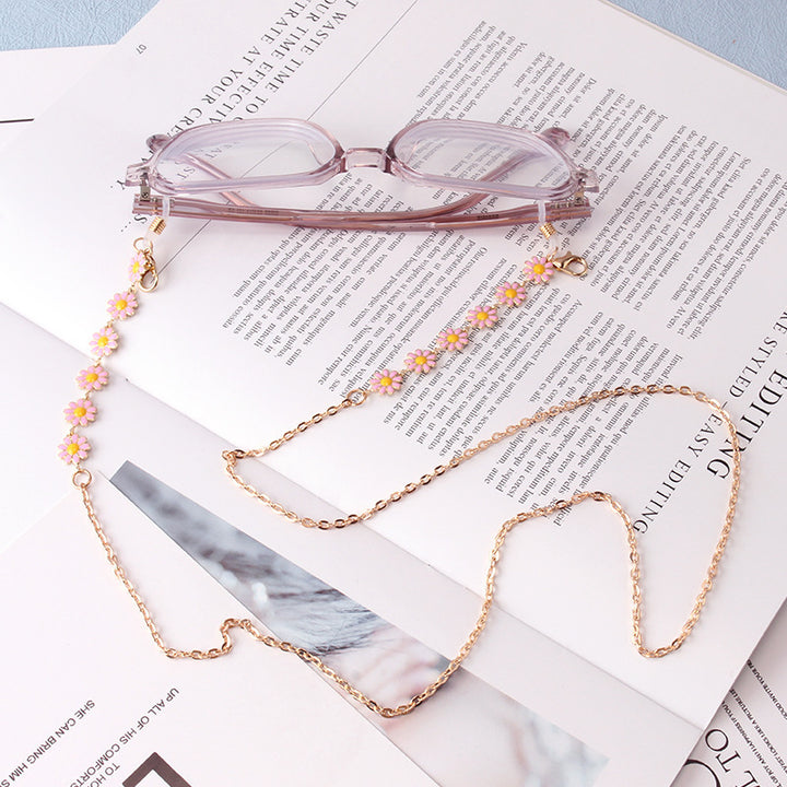 Floral Charm Eyewear Chain Bowlift
