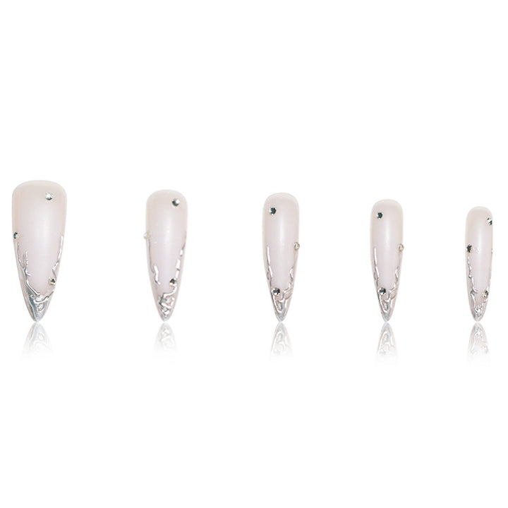 Angular Stiletto Press-On Nail Extensions Bowlift