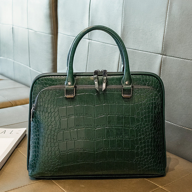 Elegant Business Bag with Structured Design Bowlift